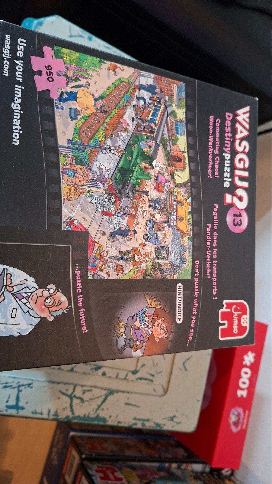 Wasgij Destiny 13 Commuting Chaos! Legpuzzel 950 stukjes, Ophalen, 500 t/m 1500 stukjes, Zo goed als nieuw, Legpuzzel