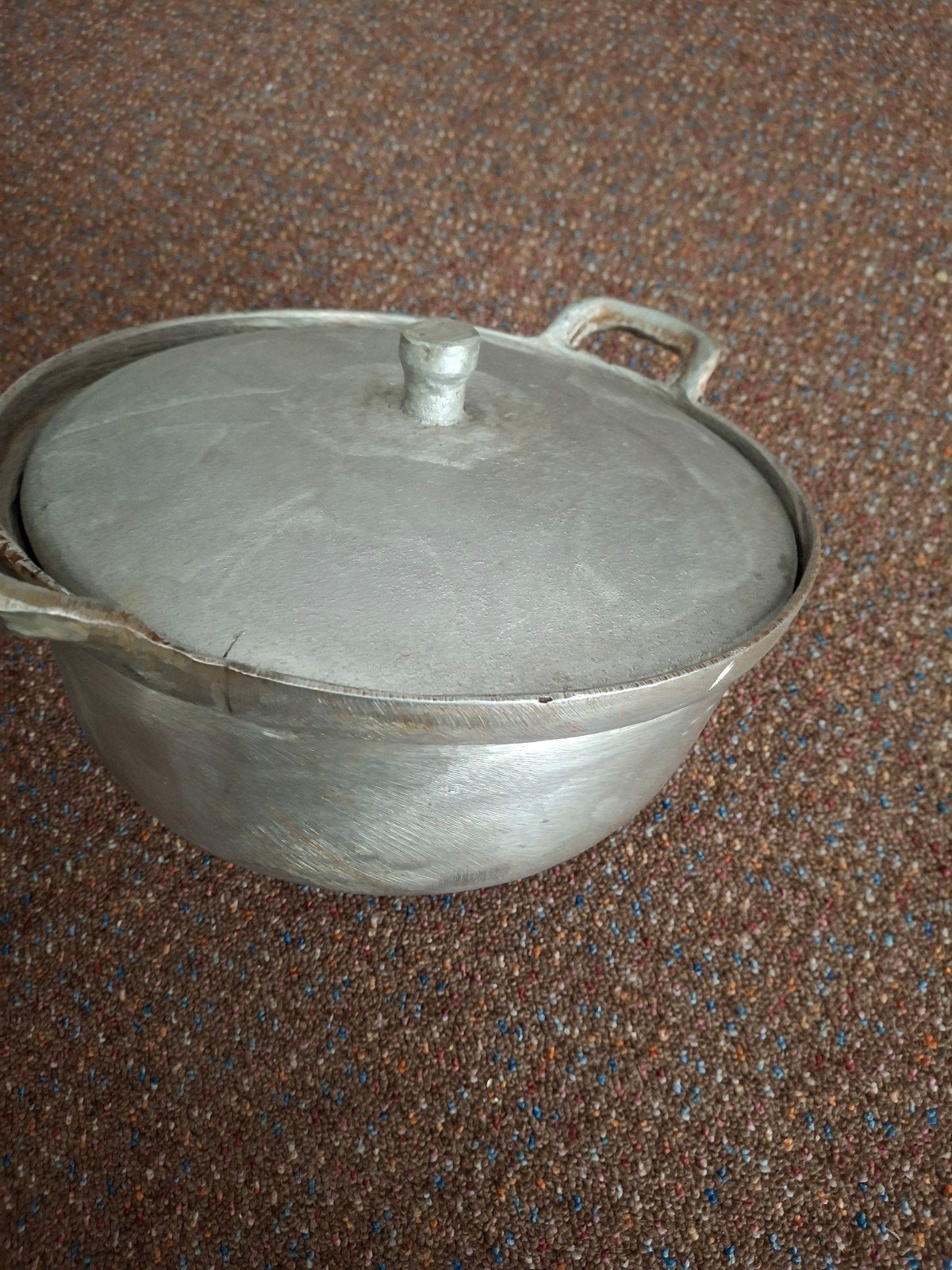Aluminium pan, Gebruikt, Met deksel, Aluminium, Ophalen of Verzenden