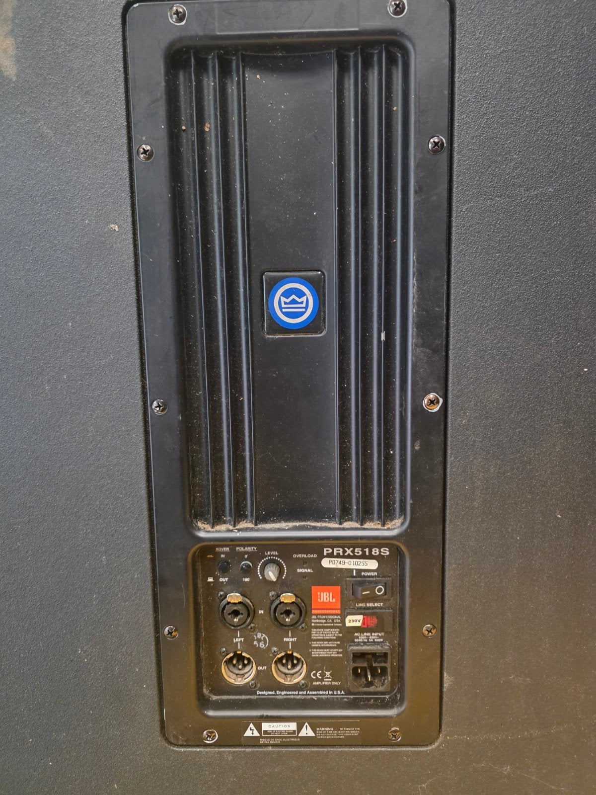 jbl prx 518s, Basreflex, Ophalen, 150 watt of meer, Subwoofer