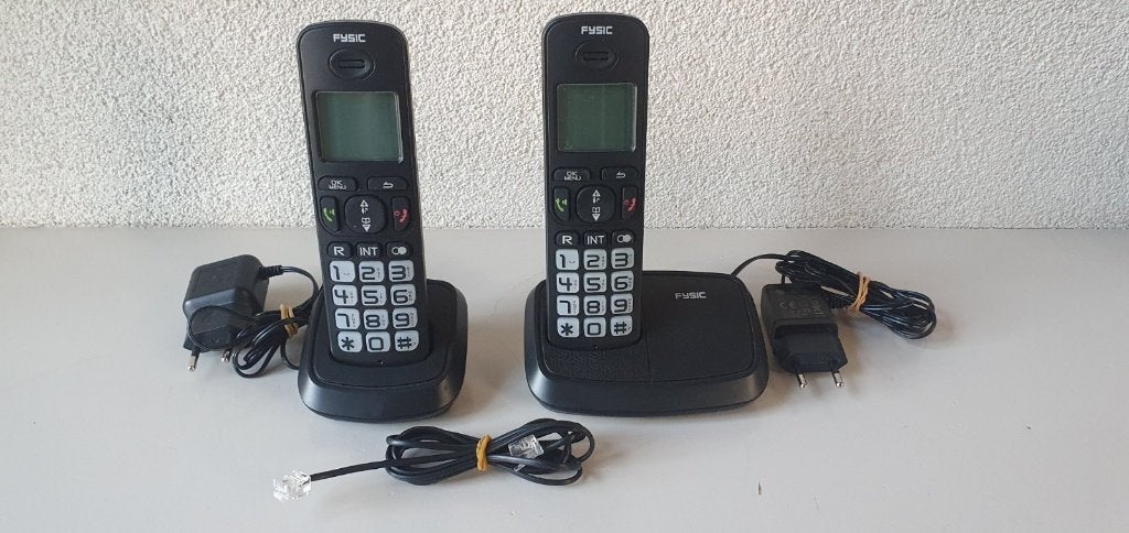 Vaste telefoon met extra handset Fysic 5520 Senioren, Telecommunicatie, Vaste telefoons | Handsets en Draadloos, Ophalen of Verzenden