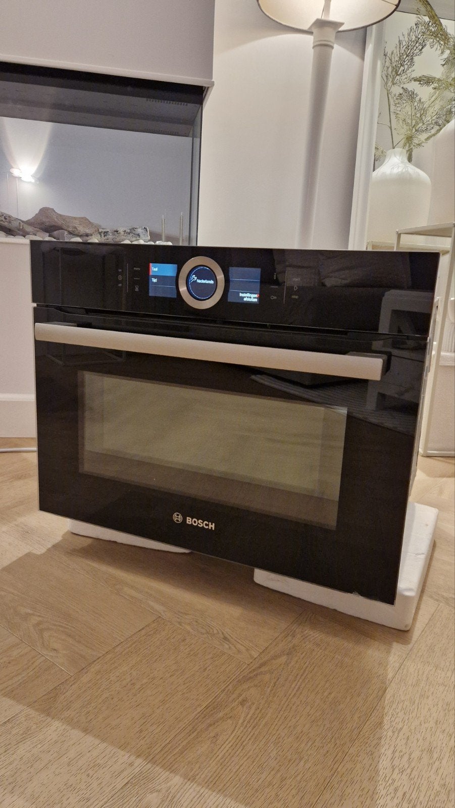 Luxe Bosch combi oven magnetron serie 8, Witgoed en Apparatuur, Ophalen, Combimagnetron, 60 cm of meer, Zo goed als nieuw