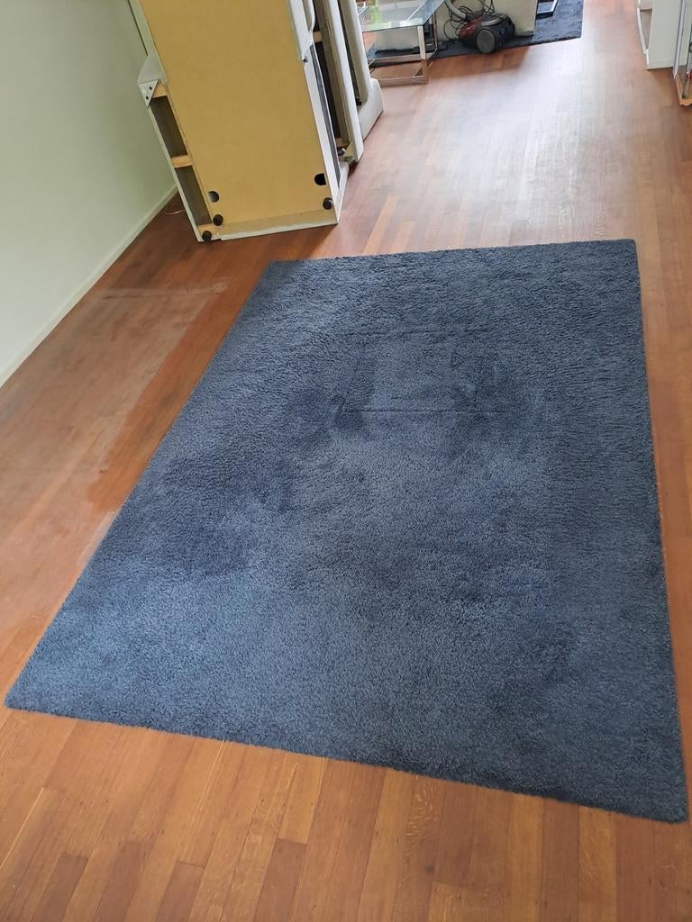 IKEA Adum vloerkleed 170x240 blauw, Ophalen, Blauw, 150 tot 200 cm, 200 cm of meer