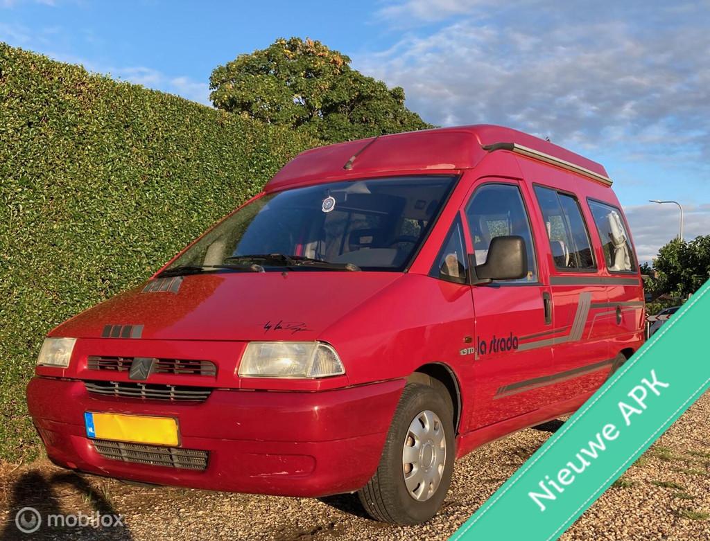 Citroen Jumpy 1.9 TD LA STRADA BUSCAMPER MET HEFDAK, Overige merken, Buscamper of Camperbus, Bedrijf, Tot en met 3