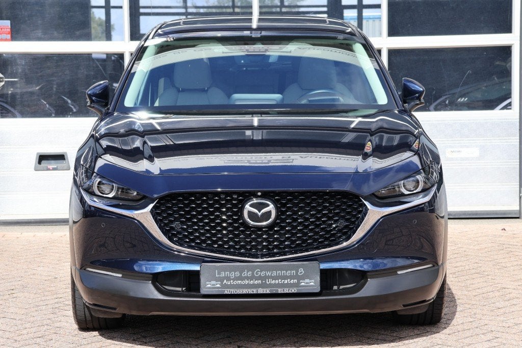 Mazda CX-30 2.0 e-skyactiv-X M-Hybrid- comfort 179 pk met 30, Auto's, Gebruikt, 4 cilinders, Met garantie (alle), Blauw
