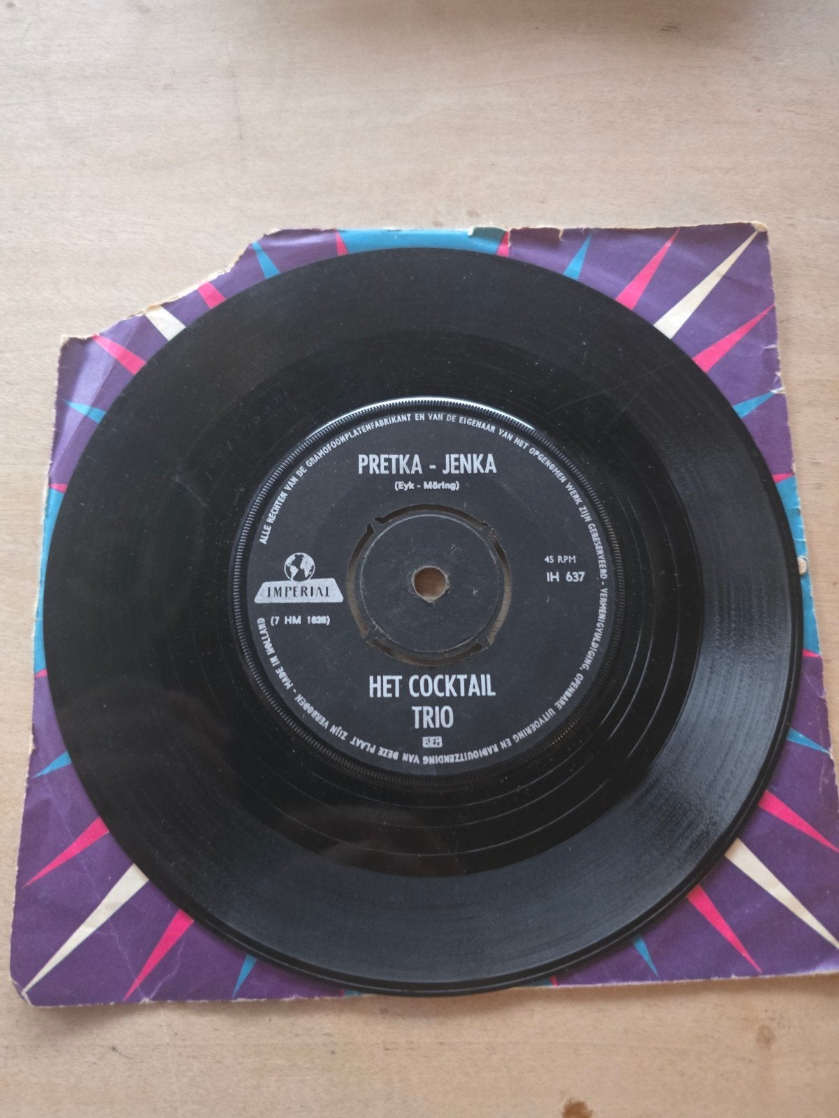 The coctail trio - Pretka- jenka, Gebruikt, Overige genres, 7 inch, Ophalen of Verzenden