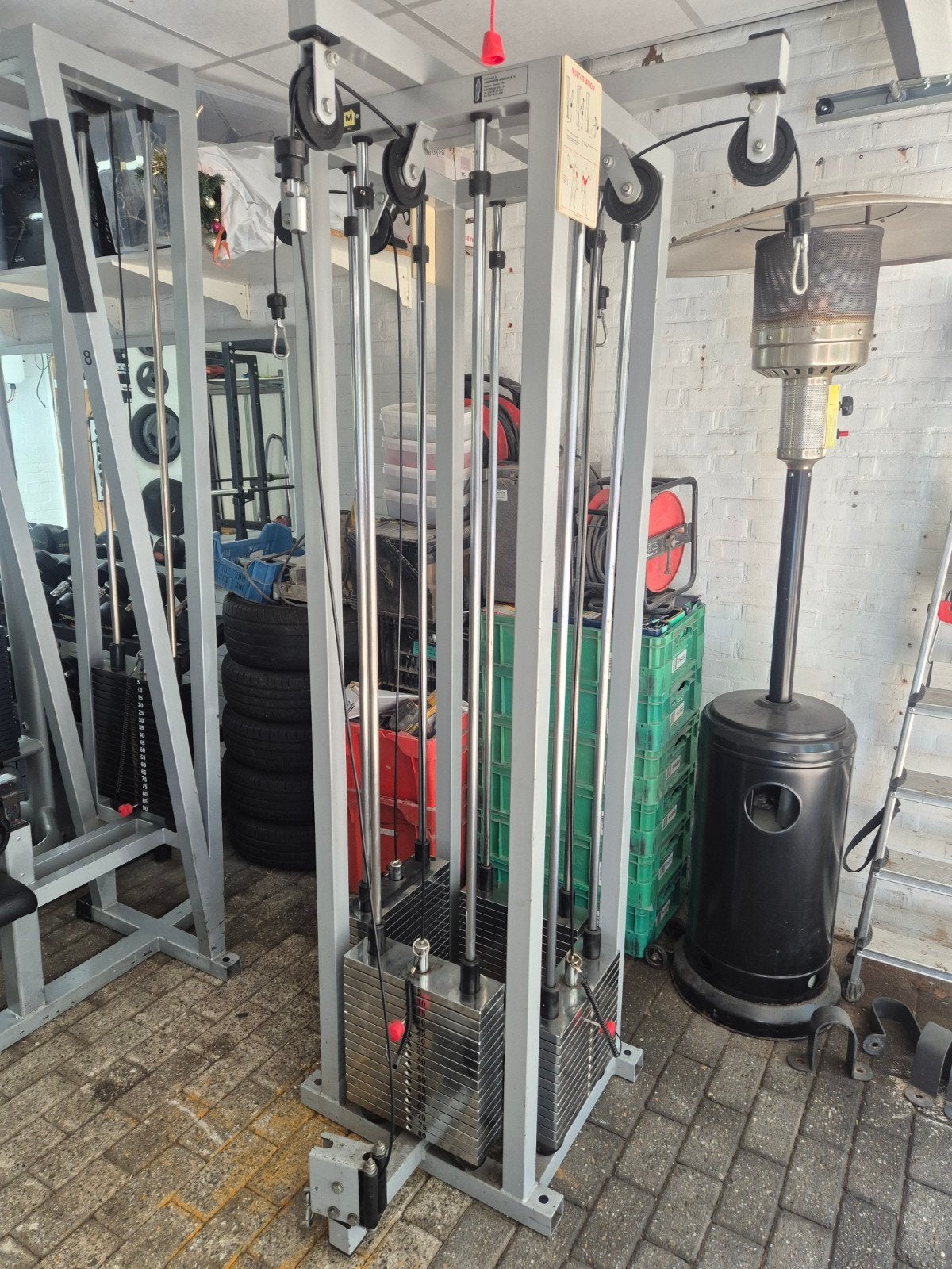Technogym Multi-Station Krachtstation, Ophalen of Verzenden, Zo goed als nieuw, Rug, Krachtstation