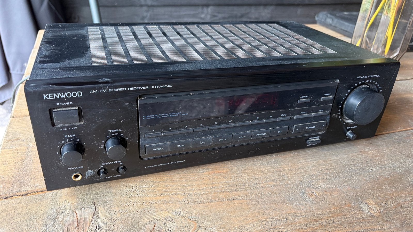 Kenwood AM-FM Stereo Receiver KR-A4040 TEAB, Gebruikt, Ophalen, Overige merken, Minder dan 60 watt