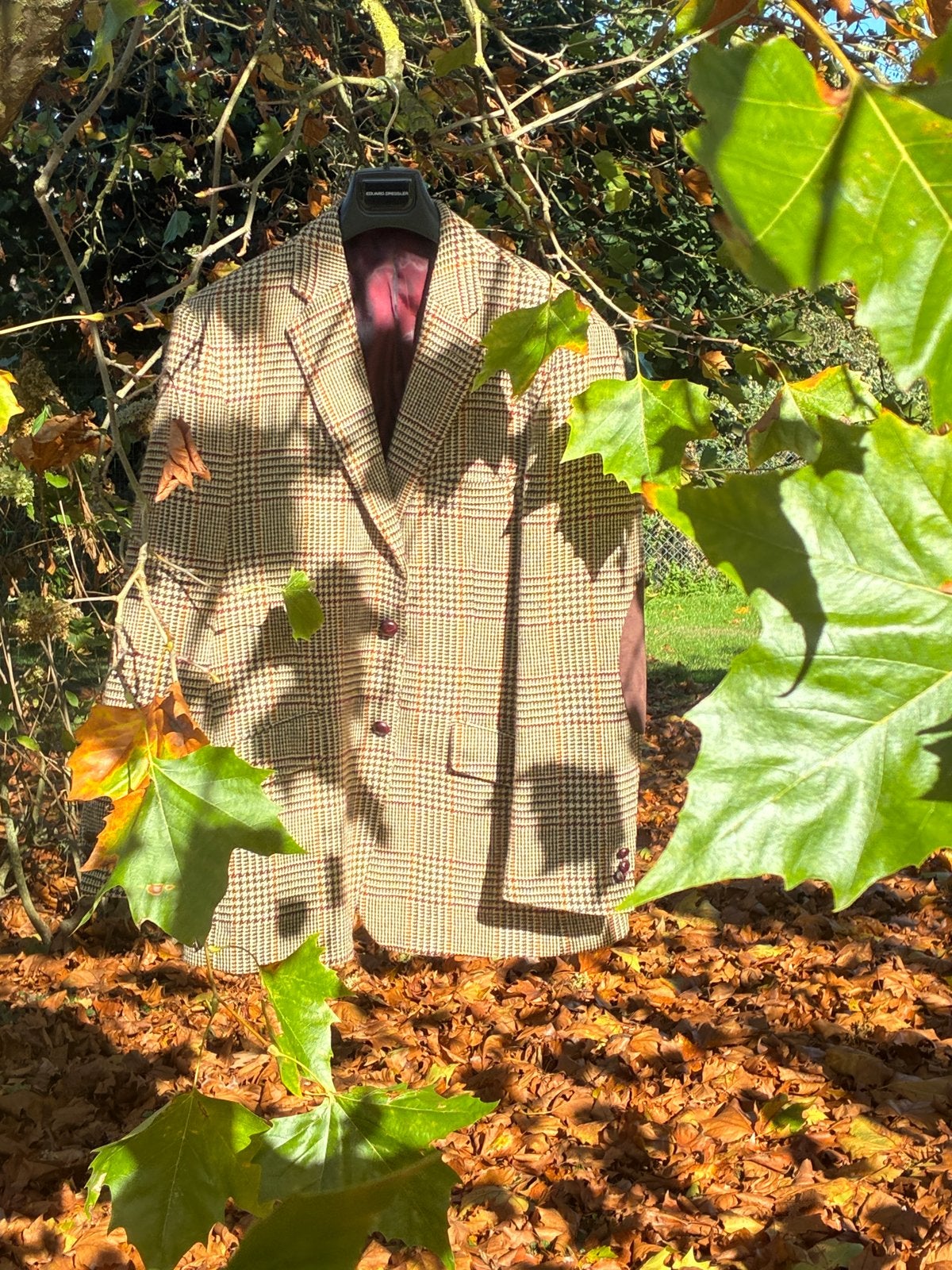 Harris Tweed Colbert met elleboogstukken, Ophalen of Verzenden, Zo goed als nieuw, Maat 52/54 (L), Meerkleurig