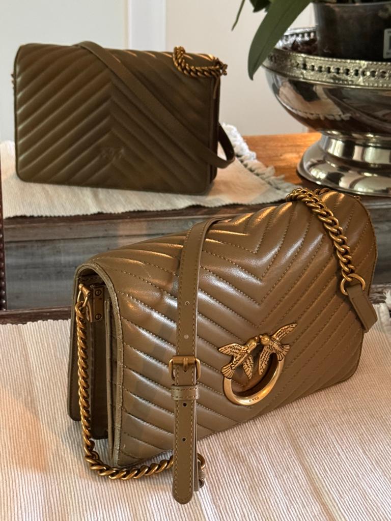 Pinko Crossbody Bag, Sieraden, Tassen en Uiterlijk, Ophalen of Verzenden, Gebruikt, Groen, Schoudertasje