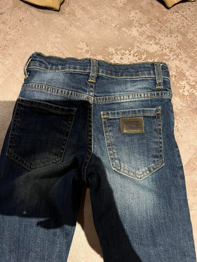 DOLCE&GABANA spijkerbroek maat 116 origineel zgan, Broek, Dolce & Gabbana, Ophalen of Verzenden, Zo goed als nieuw