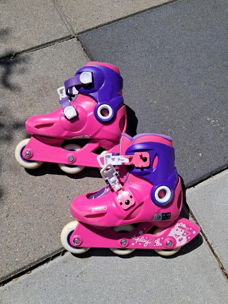 Oxelo skates/ skeelers maat 28-30 ❤️ roze, Ophalen, Gebruikt