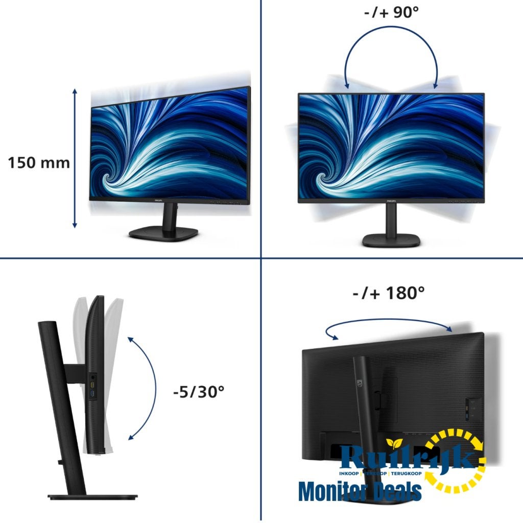 Philips 27B2U3601 27 inch QHD 90W USB-C IPS kantoor Monitor, Philips, Zo goed als nieuw, Support@philips.com, Philips Center
Amstelplein 2
1096 BC Amsterdam
Netherlands