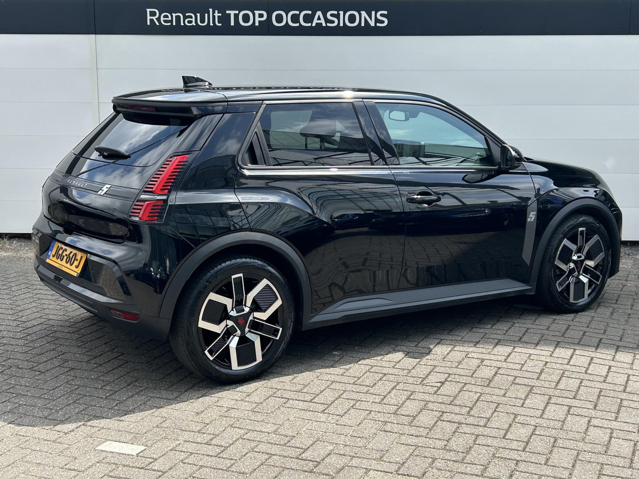 Renault 5 comfort range techno 52 kWh | Navigatie | Camera |, Auto's, Stof, Gebruikt, Huisgarantie, Zwart