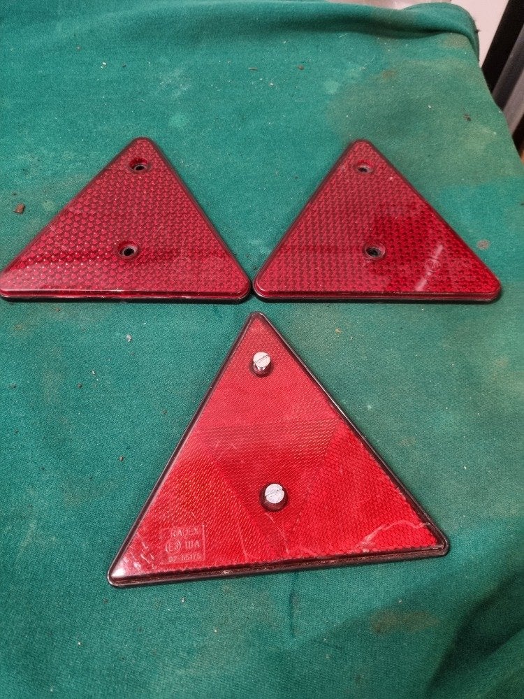 reflectoren driehoek drie stuks, Ophalen of Verzenden, 'T Olde Gre-j, Info@toldegrej.nl, Endepoelstraat 20f Didam