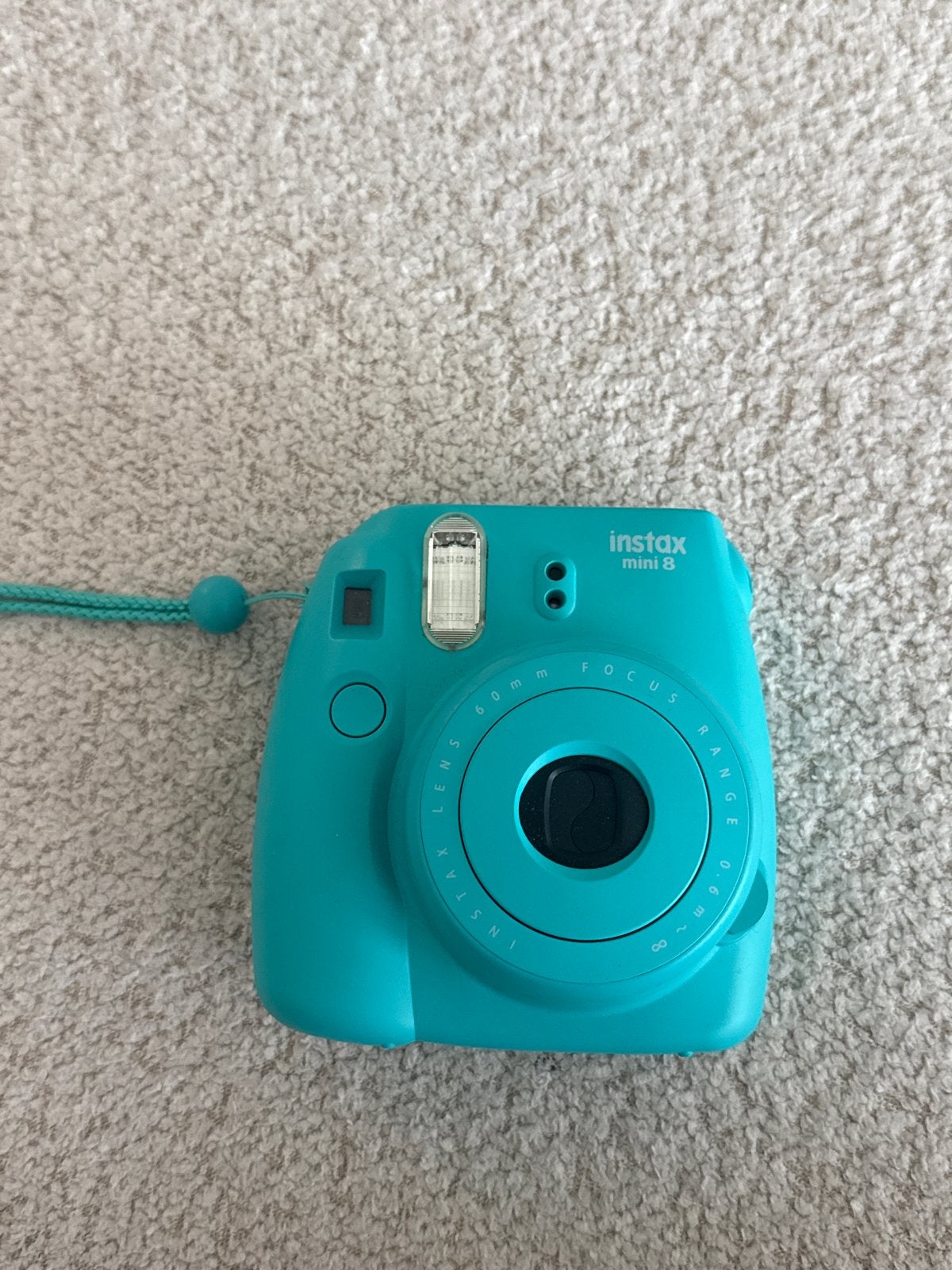 Instax Mini 8 Polaroid Camera - Turquoise, Gebruikt, Compact, Ophalen of Verzenden, Fuji