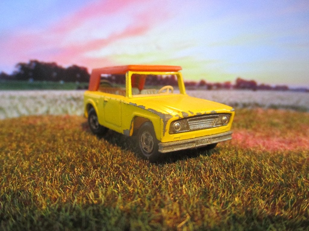 1/64 International Scout Field Car Matchbox Superfast No.14, Ophalen of Verzenden, Gebruikt, Auto