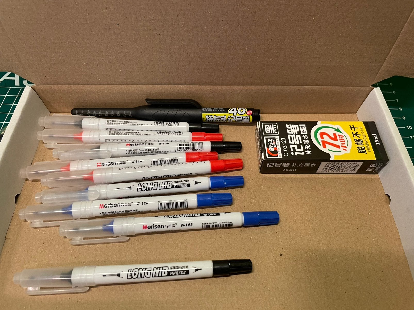 Aftekenstiften, Ophalen of Verzenden, Zo goed als nieuw, Balpen, Overige merken