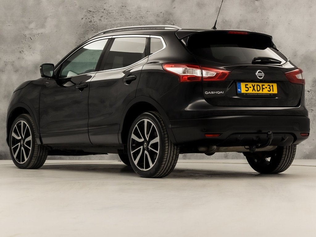 Nissan QASHQAI 1.2 Deluxe (PANORAMADAK, NAVIGATIE, CLIMATE,, Voorwielaandrijving, Automatische klimaatregeling, Gebruikt, Zwart