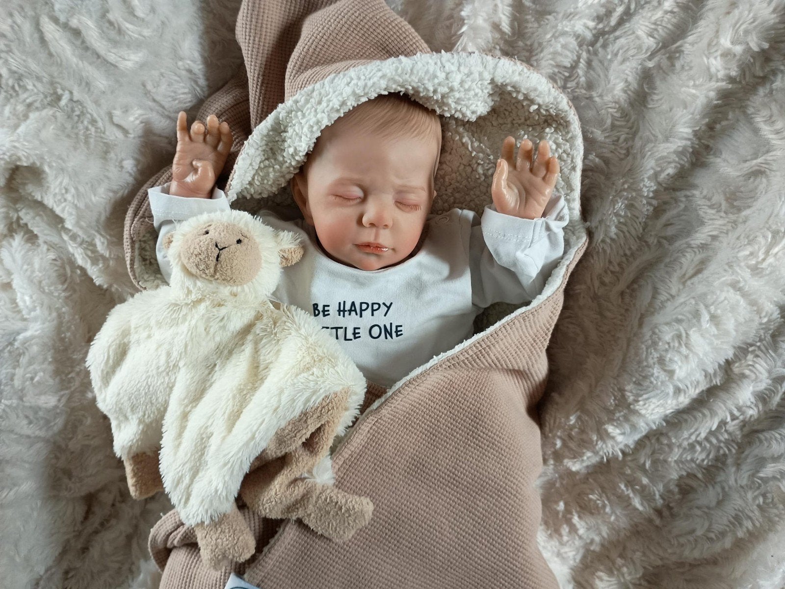Reborn Baby jongetje - Levensechte pop / Verzwaard & Speen!, Verzamelen, Ophalen of Verzenden, Nieuw, Babypop, Levensecht of Reborn