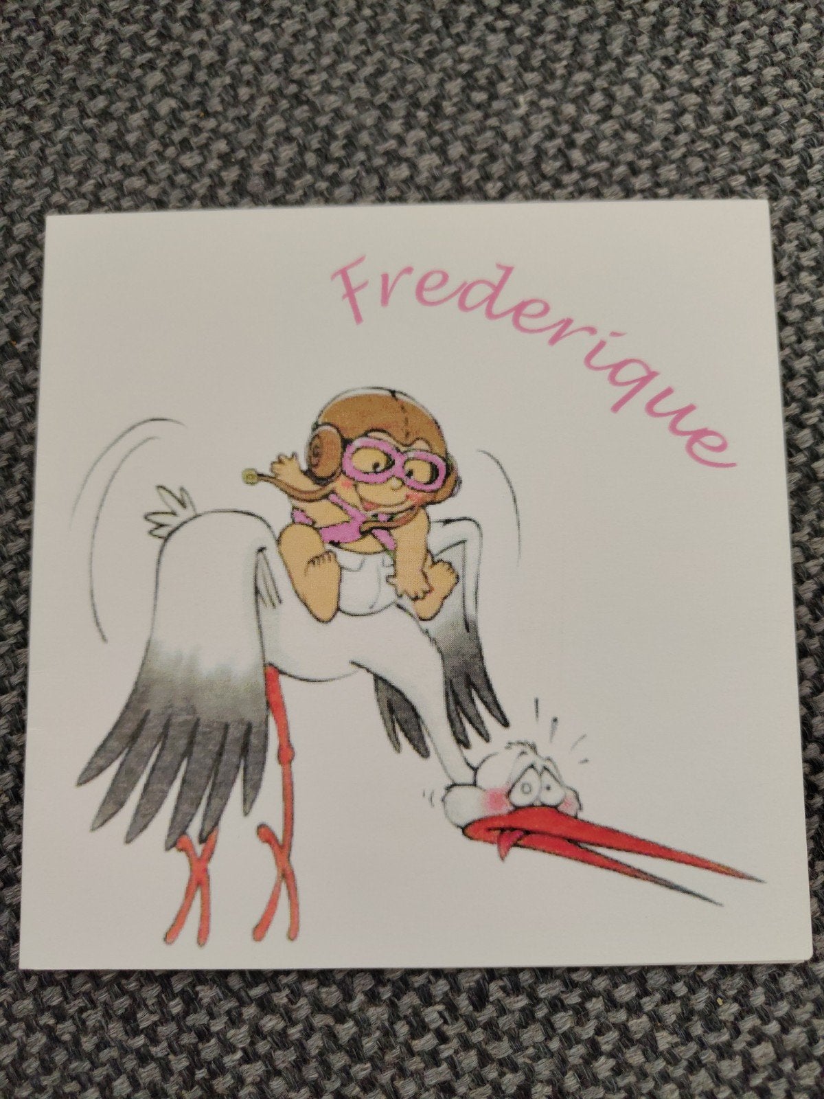 Ooievaar, Ophalen of Verzenden, 2000 tot heden, Geboortekaartje