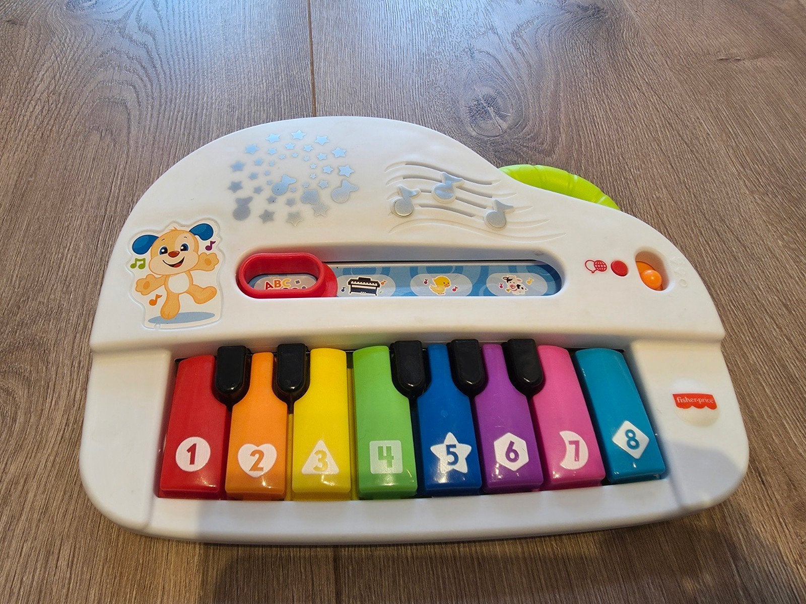 Fisher-Price Muziekpiano, Ophalen of Verzenden, Zo goed als nieuw, Overige typen, Met geluid