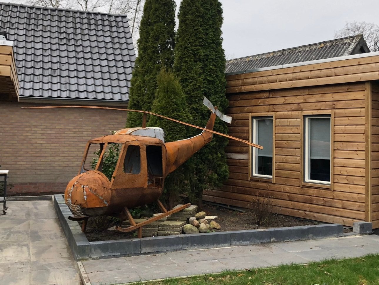 Helikopter. Fantastisch voor in de tuin., Ophalen, Gebruikt