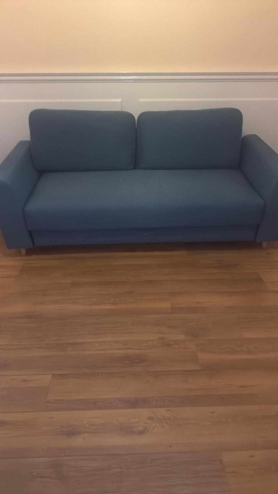 Foto 9 van Bruno Bedbank 160cm - Zo goed als nieuw, inclusief topper