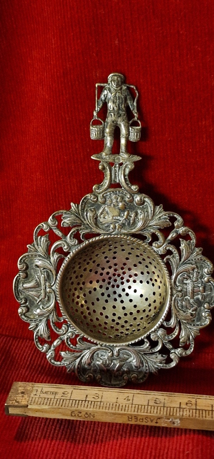 Zilveren Theezeefje Melkman 32g, Ophalen of Verzenden
