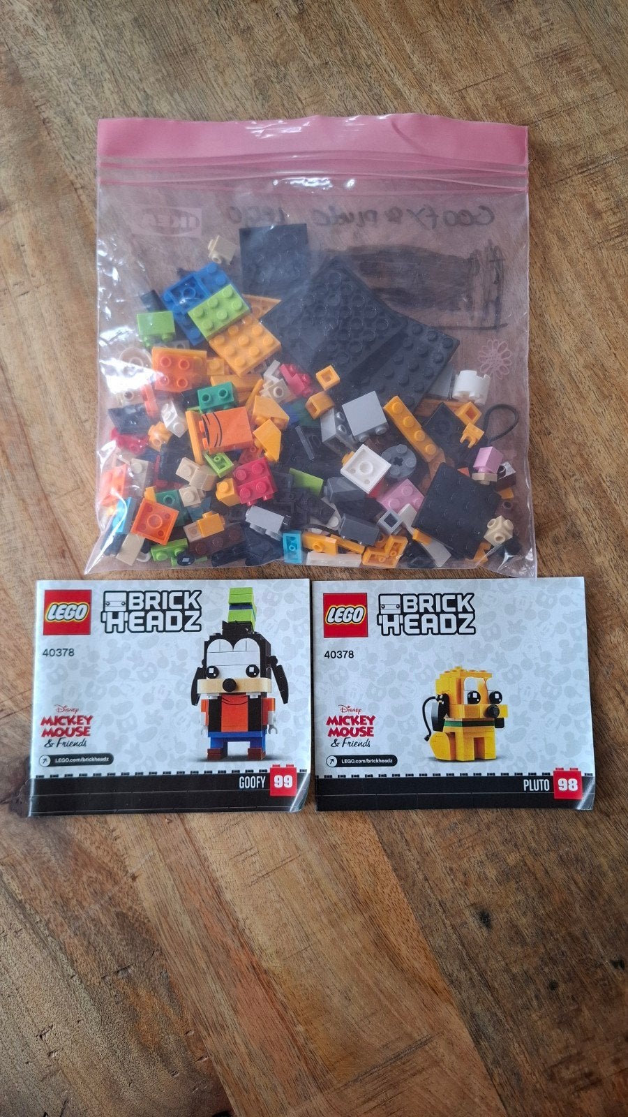 LEGO BrickHeadz Goofy, Pluto en Donald Duck, BrickHeadz, Lego, Ophalen of Verzenden, Zo goed als nieuw