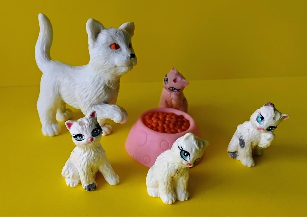 Poppenhuis Miniatuur Dieren Kat/Poes&Kittens, Verzenden, Gebruikt, Poppenhuis