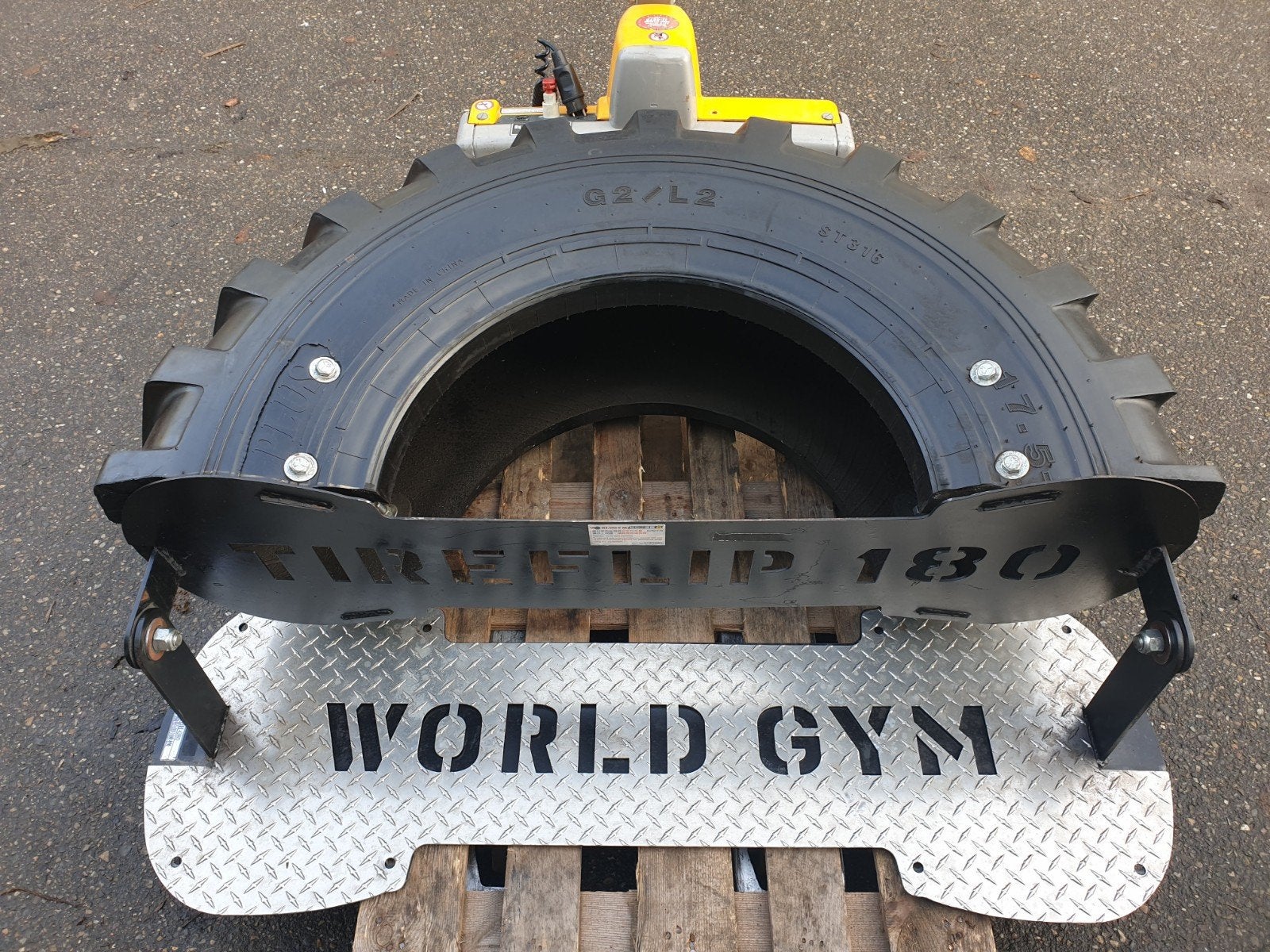 Tyre flip, Ophalen, Nieuw, Bumper