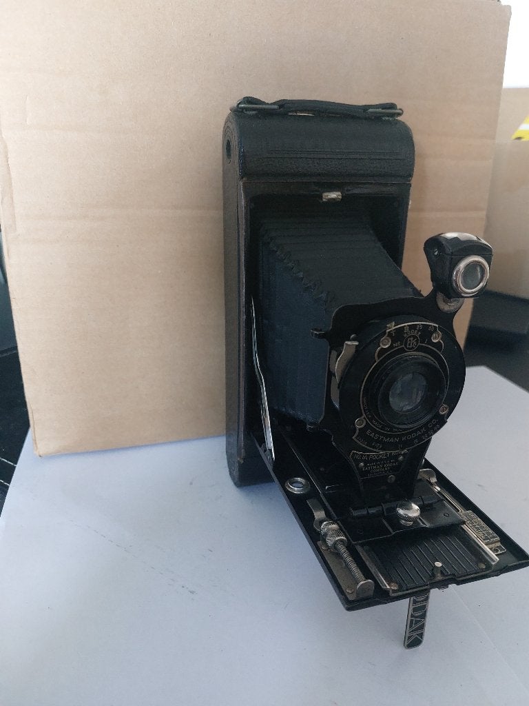 Vintage Eastman Kodak No. 1A balgcamera (23), Ophalen of Verzenden, Voor 1940, Fototoestel