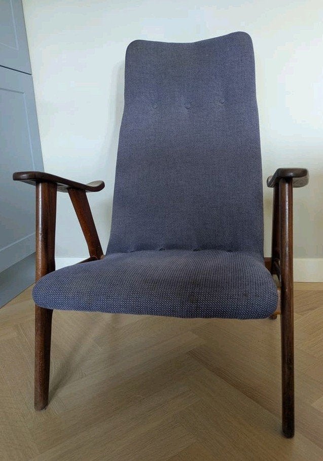 Vintage fauteuil Louis van Teeffelen jaren 60, Ophalen