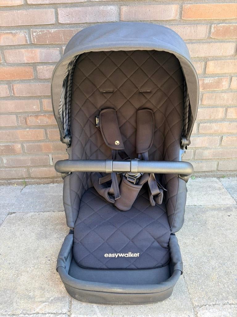 Easywalker Harvey premium3 - zitje zwart, Ophalen, Zo goed als nieuw, Overige merken, Duowagen