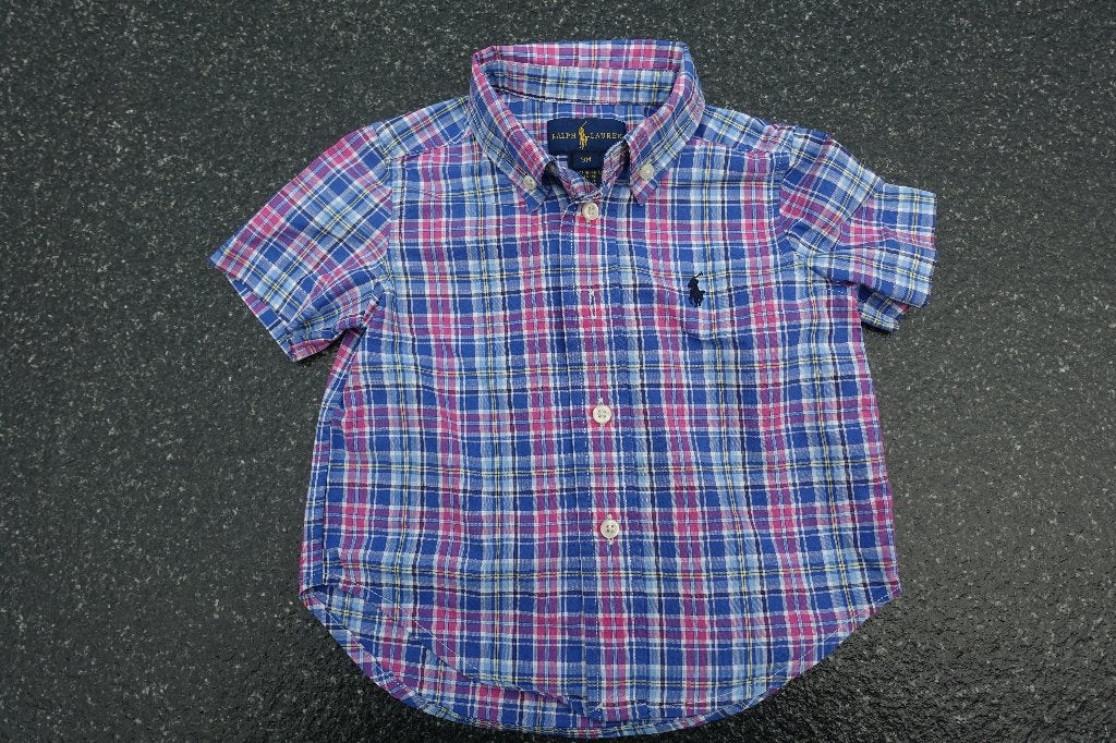 Ralph Lauren blouse.   9  maanden, Kinderen en Baby's, Babykleding | Maat 74, Ophalen of Verzenden, Zo goed als nieuw, Jongetje