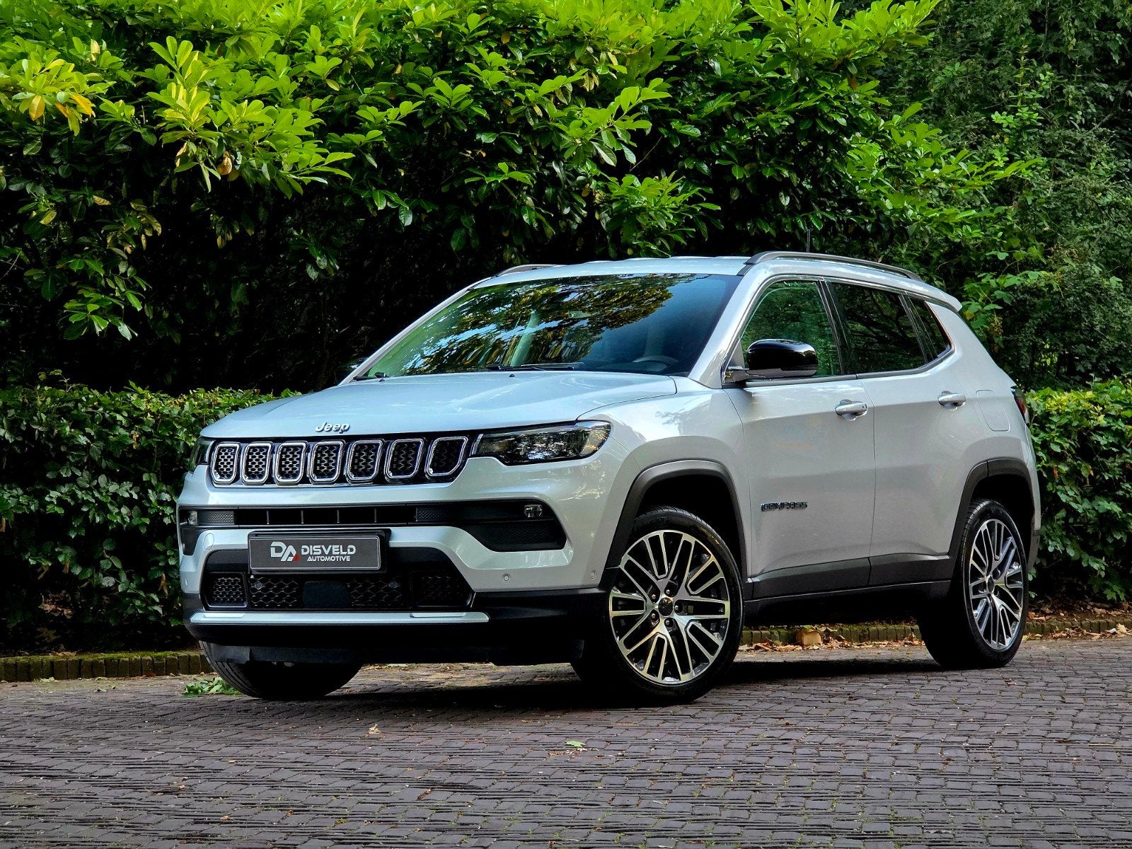 Jeep Compass 4XE 190 Plugin Hybride PHEV Limited Electric, Auto's, Jeep, Bedrijf, Compass, 4x4, ABS, Achteruitrijcamera, Adaptieve lichten
