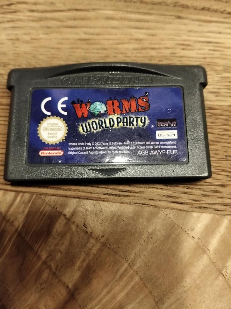 Worms World Party Game Boy Advance (GBA) - Ubisoft, Spelcomputers en Games, Games | Nintendo Game Boy, Ophalen of Verzenden