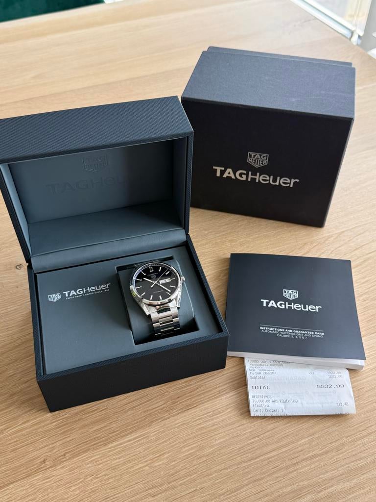TAG Heuer Carrera Automatic – Blue Dial (2023), Staal, Staal, Polshorloge, Ophalen of Verzenden