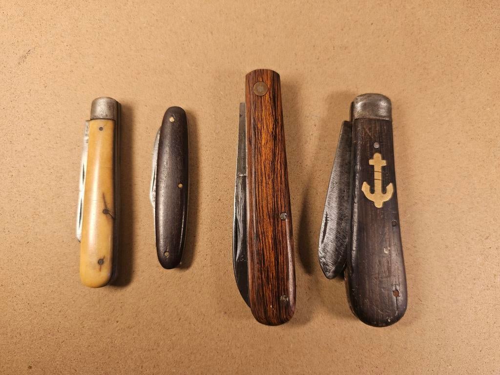 4 Antique/vintage German Pocket Knives, Ophalen of Verzenden
