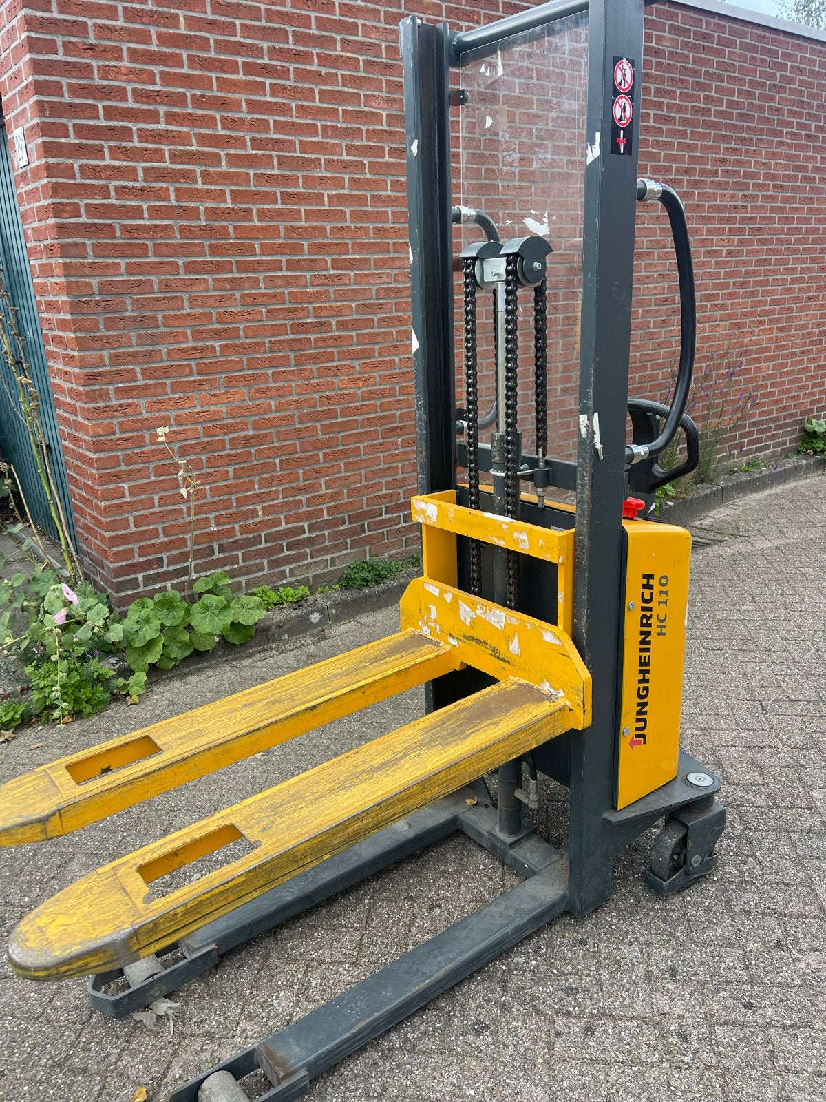 Jungheinrich HC110 Palletwagen met nieuwe accu, Zakelijke goederen, 1000 tot 2000 kg, Ophalen of Verzenden, Elektrisch, Palletwagen