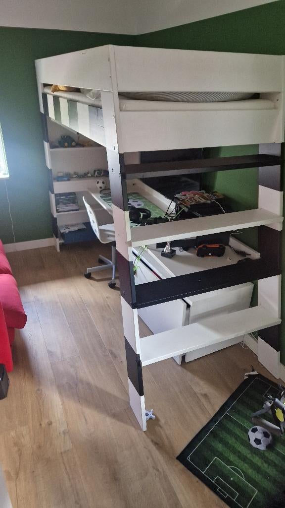 Hoogslaper 1 persoons, Ophalen, Eenpersoons, Zo goed als nieuw, 200 cm
