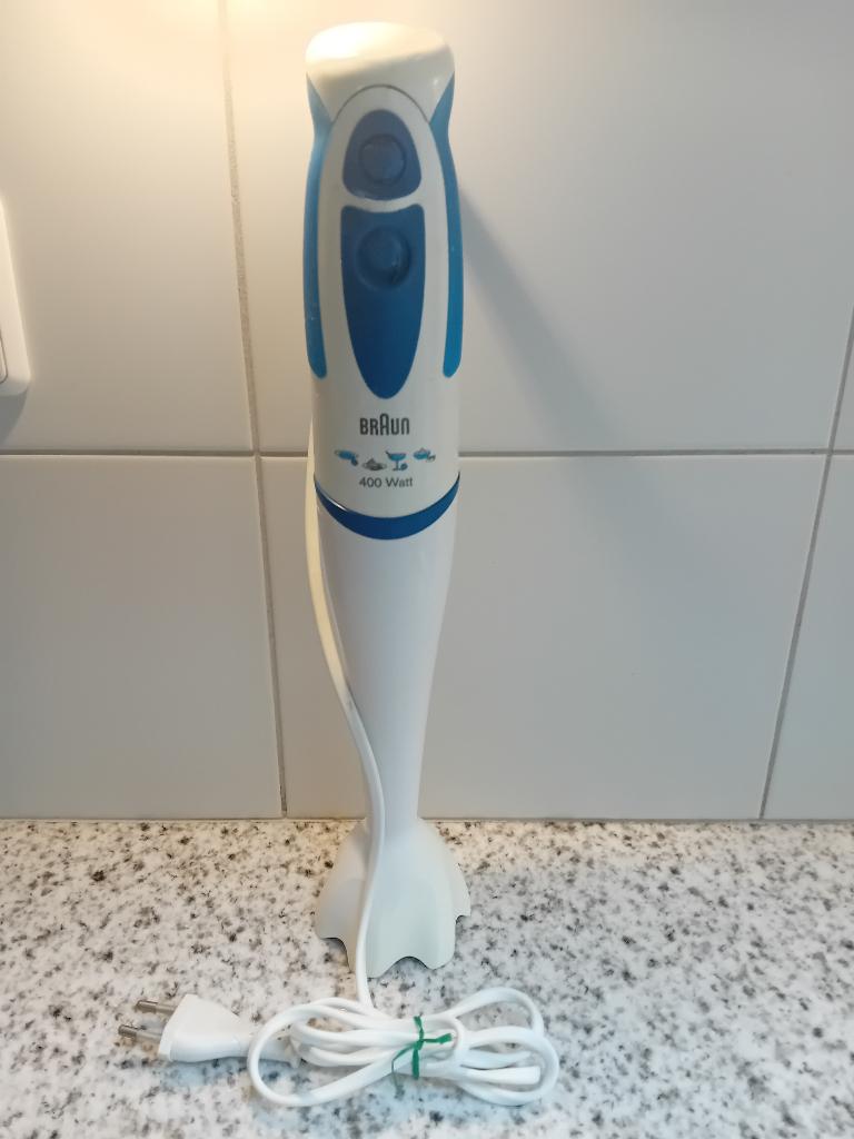 Braun staafmixer 450 watt, Minder dan 1 liter, Ophalen of Verzenden, Zo goed als nieuw, 2 snelheden