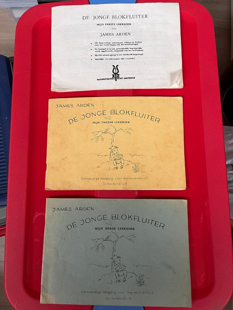 3 blokfluit - lesboekjes, Ophalen, Overige soorten