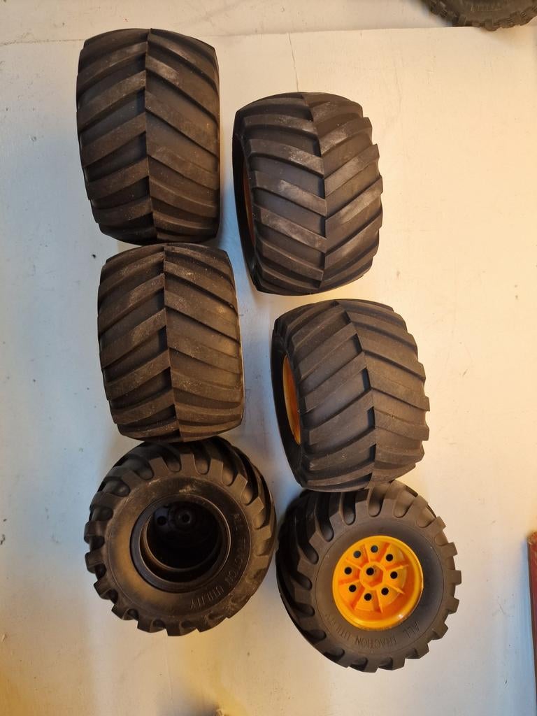 RC Tamiya Volvo wielen, Gebruikt, Schaal 1:10, Onderdeel, Overige typen