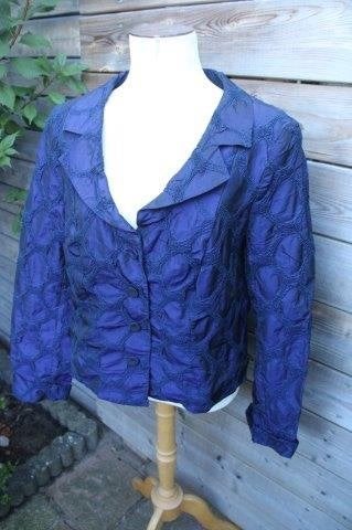 Jasje donkerblauw MOQ mt 46 Vaste prijs, Kleding | Dames, Blauw, Maat 46/48 (XL) of groter, Moq, Ophalen of Verzenden