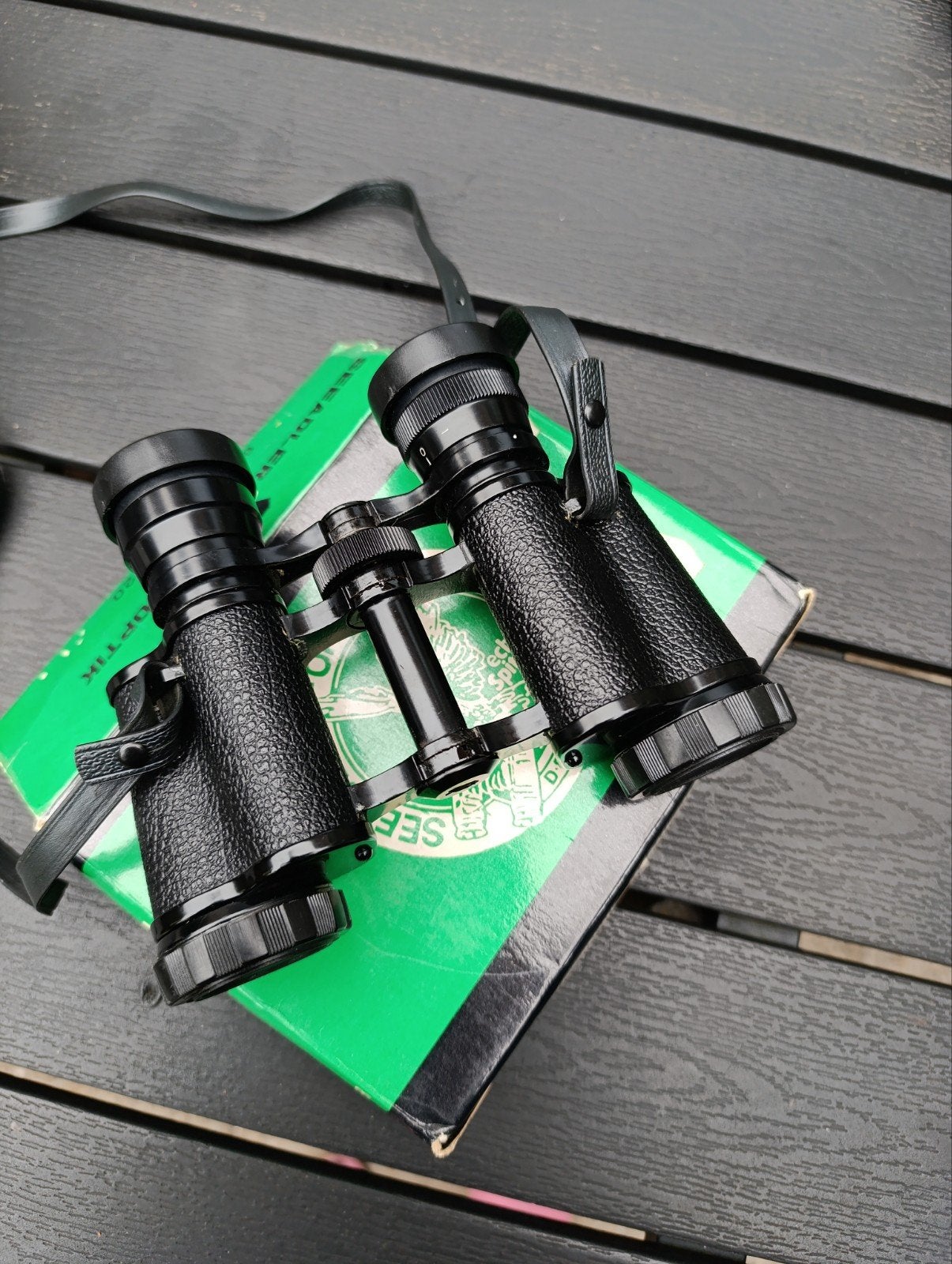 Vintage verrekijker Seeadler Optik 8 x 30 Jägermeister, Ophalen of Verzenden