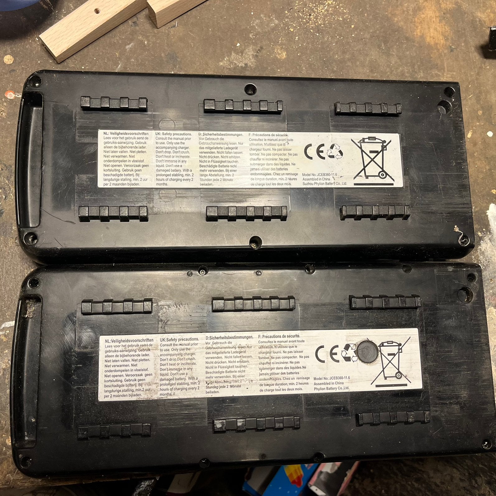 Accell Group N.V. NL E-bike accu 36V/11.6Ah, Ophalen of Verzenden, Gebruikt