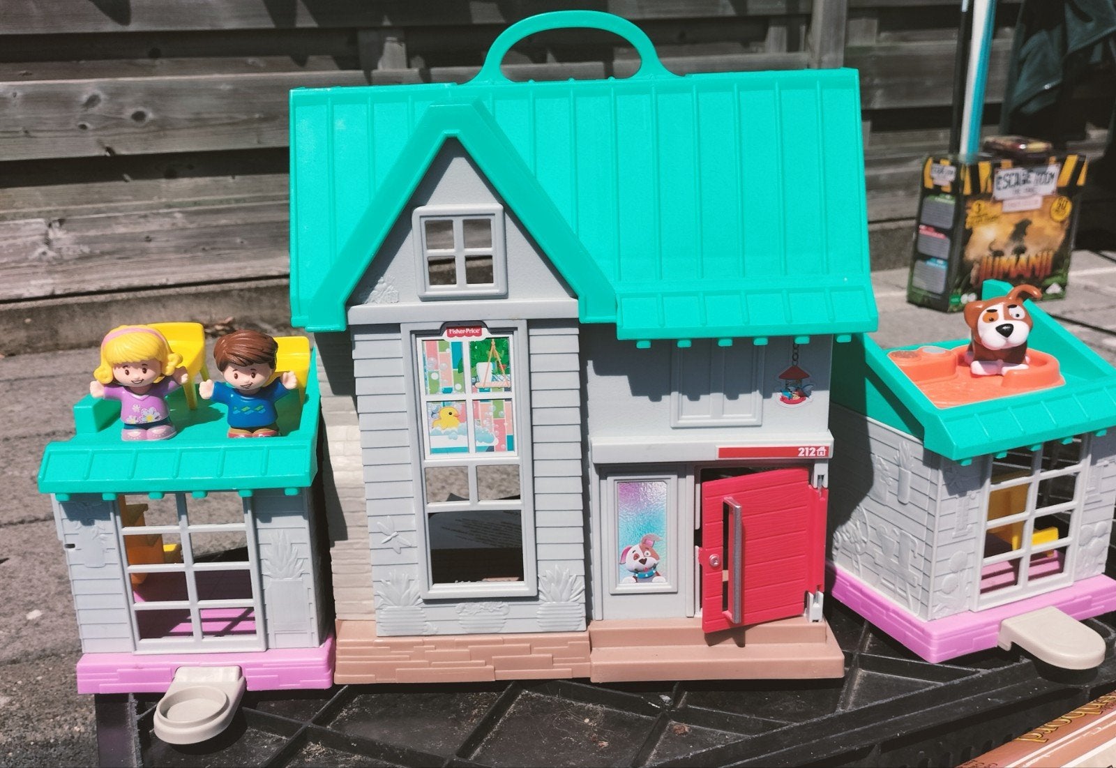 Fisher Price little people huis, Kinderen en Baby's, Speelgoed | Fisher-Price, Ophalen, Gebruikt, Speelset, Met licht