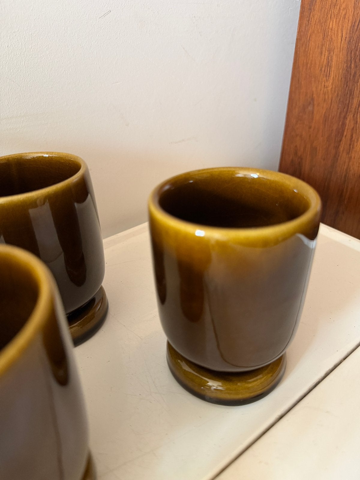 Set van 3 koffiemokken jaren 70 hutschenreuther, Ophalen of Verzenden