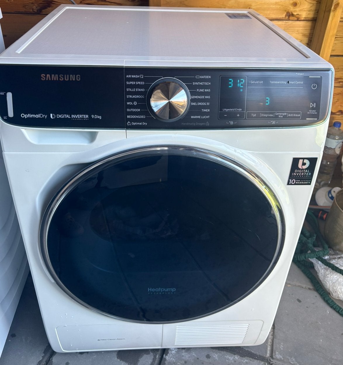 Samsung warmtepompdroger 9KG A+++ 3 maand garantie